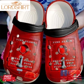 Personalized Crocs Firefighter,Fire Alarm, Fashion Style Print 3D For Women, Men, Kid