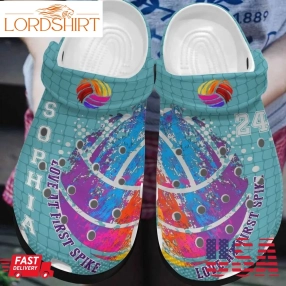 Personalized Crocs Volleyball,  Fashion Style Print 3D I Love Playing Volleyball 9 For Women, Men, Kid