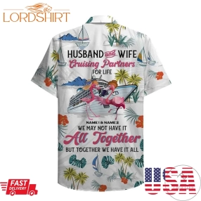 Personalized Cruising Partners Husband And Wife Custom Hawaiian Shirt