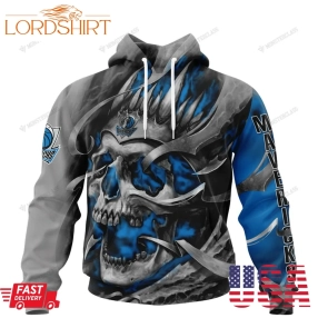 Personalized Dallas Mavericks Custom Skull Jersey Hoodie, Shirt