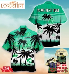 Personalized Girl Scouts Hawaiian Shirt