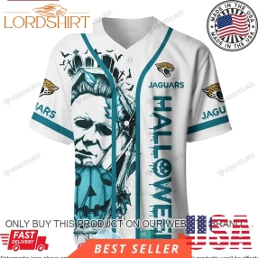 Personalized Halloween Nfl Jacksonville Jaguars Michael Myers Baseball Jersey