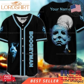 Personalized Horror Myers Michael Halloween Myers Baseball Jersey