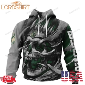 Personalized Milwaukee Bucks Custom Skull Jersey Hoodie, Shirt