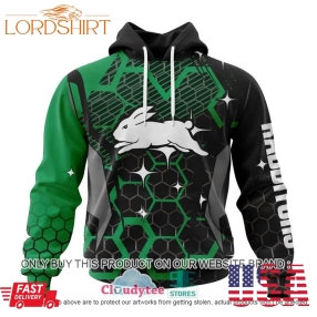 Personalized Nrl South Sydney Rabbitohs Motocross Style Hoodie, Shirt