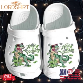 Personalized Player Baseball Equipt Dinosaurs Gift  For Lover Rubber Crocs Crocband Clogs, Comfy Footwear