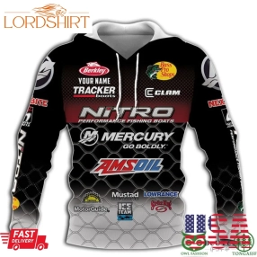 Personalized Race Tournament Nitro Performance Fishing 3D Shirt