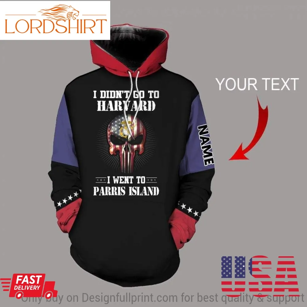 Personalized Skull Marine Us Unisex Size Hoodie