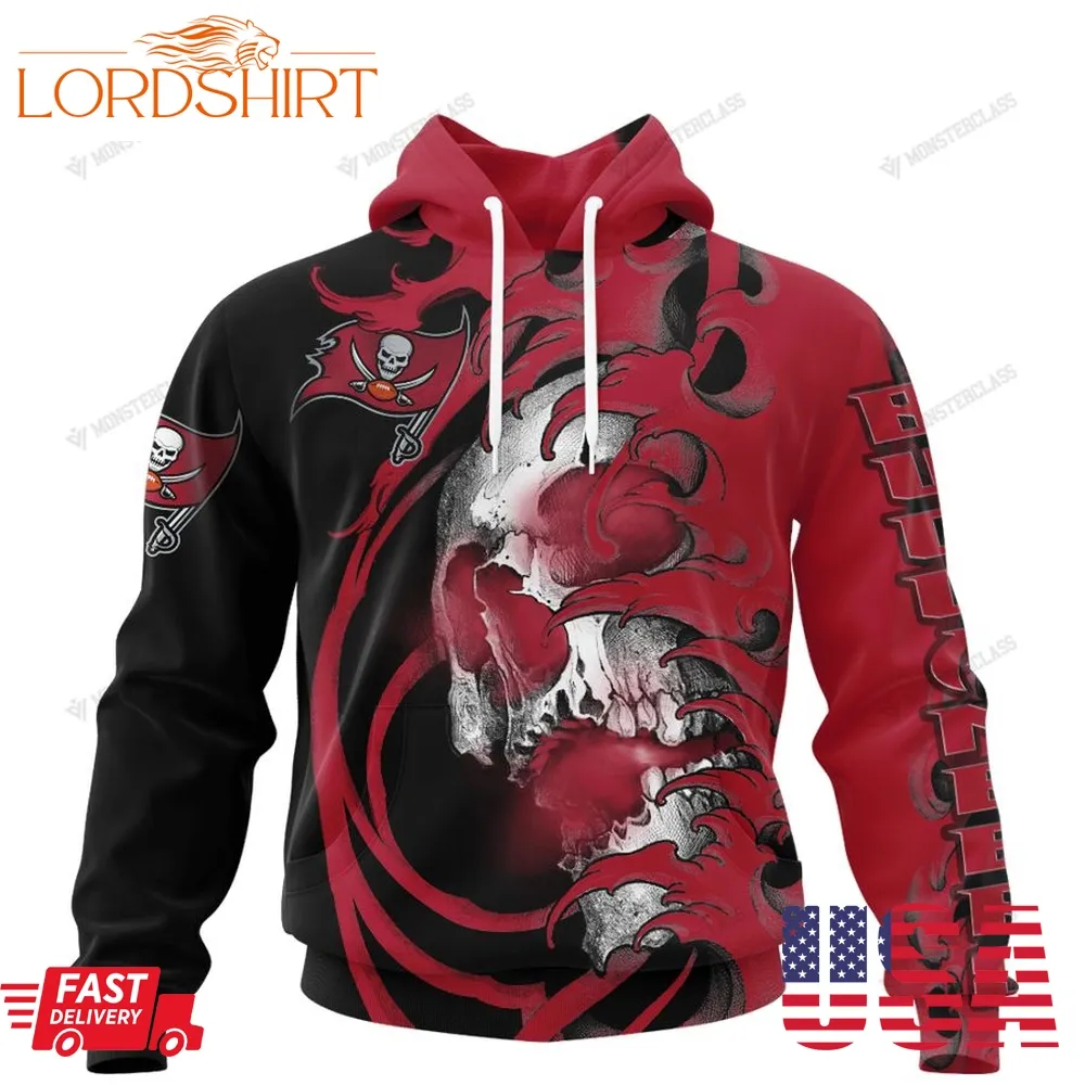 Personalized Tampa Bay Buccaneers Japanese Style Skull Custom Jersey 3D Shirt, Hoodie