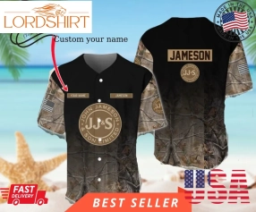 Pesonalized Deer Hunting Jameson Whiskey Baseball Jersey, Halloween Shirt, Hawaii Holiday Beach Flamingo Stag Brewery Summer