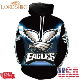 Philadelphia Eagles Team Hooded Pocket Turtleneck Sweater Hoodie