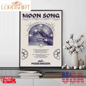 Phoebe Bridger Moon Song Poster, Music Poster