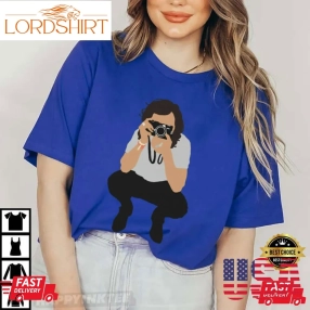 Photographer Harry Styles Themed T Shirt