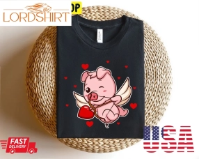 Pig Lover Cute Valentines Day Trending Unisex Shirt
