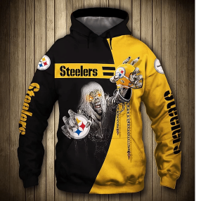 Pittsburgh Steelers Death Skulls For Fans New Season 3D Hoodie