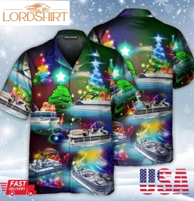 Pontoon Tree Christmas Hawaiian Shirt