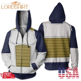 Prince Vegeta Shirt Costume Uniform Dragon Ball Hoodie Sweater And 3D Hoodie