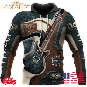 Prs Guitar 3D Hoodie Sweatshirt