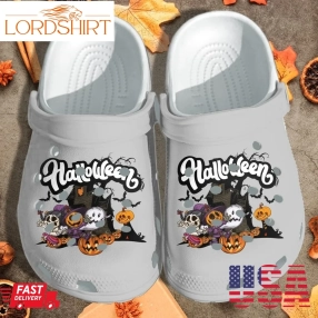 Pumpkin Ghost Skull Friends Halloween Crocs Shoes Clog   Halloween Pumpkin Crocs Crocband Clog Birthday Gift For Man Boy