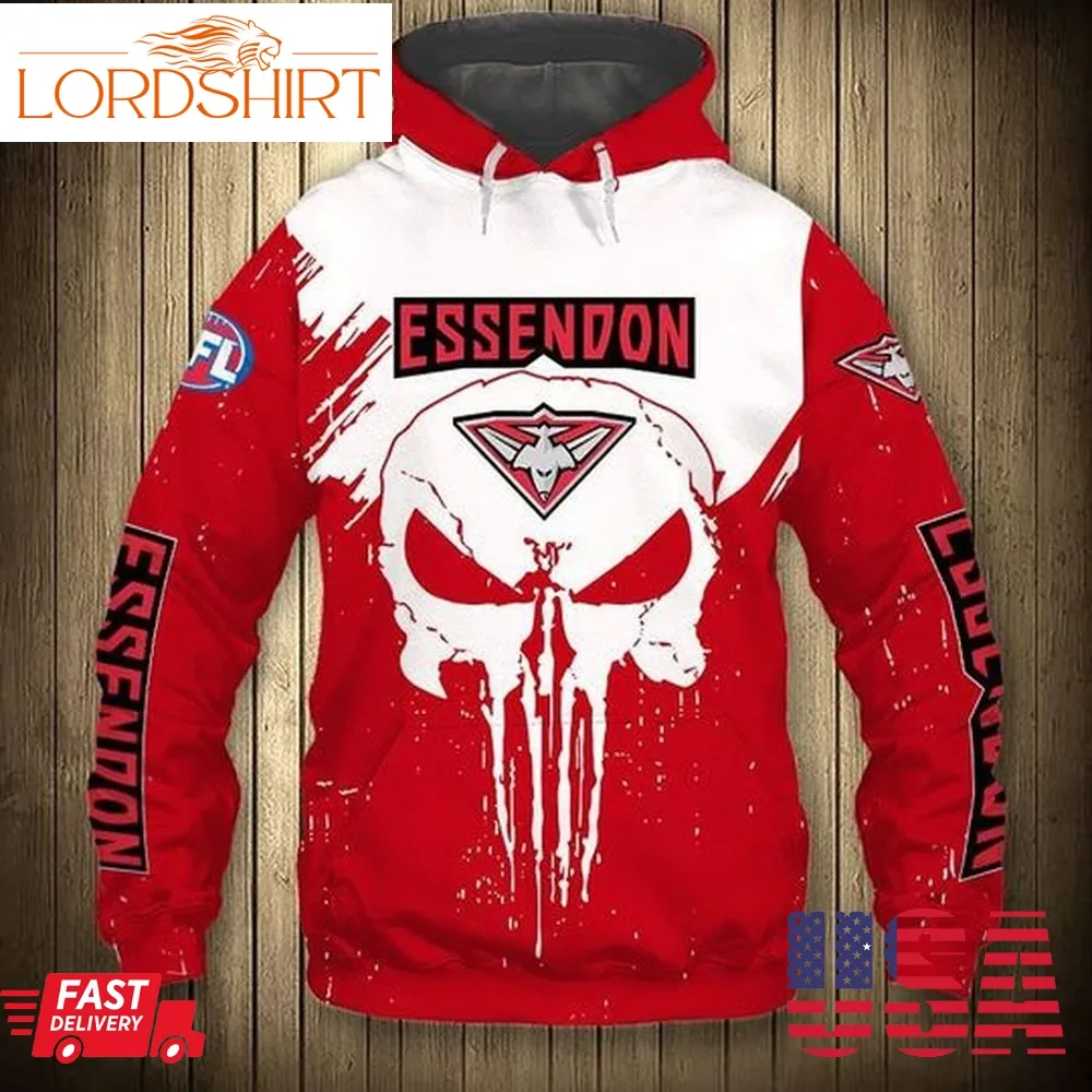 Punisher Skull Essendon 3D Hoodie