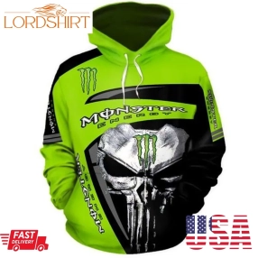 Punisher Skull Monster Energy Men And Women 3D Full Printing Hoodie Shirt Punisher Skull Monster Energy 3D Full Printing Shirt Monster Energy 3D All Over Printed Shirt