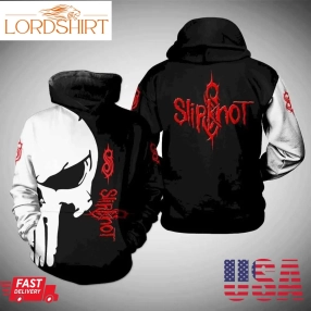 Punisher Skull Slipknot Hoodie Sweatshirt 3D Hoodie Sweatshirt