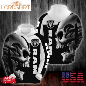 Ram Trucks Skull Black White 3D Hoodie For Men For Women Ram Trucks All Over Printed Hoodie Ram Trucks 3D Full Printing Shirt