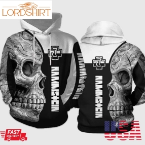 Rammstein Skull Rock Band 3D Hoodie