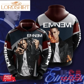 Rap Music Th Anniversary Marshall Mathers Hip Hop Recovery Eminem 3D Zip Hoodie