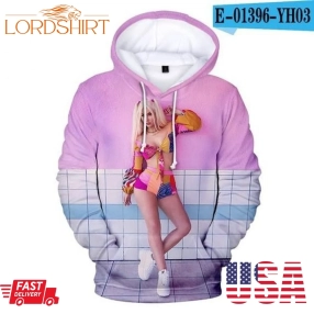 Rapper Singer Iggy Azalea Pullover And Zip Pered Hoodies Custom 3D Graphic Printed 3D Hoodie All Over Print Hoodie For Men For Women