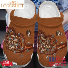 Reading Personalize Clog Custom Crocs Fashionstyle Comfortable For Women Men Kid Print 3D Personalized Go To The Library