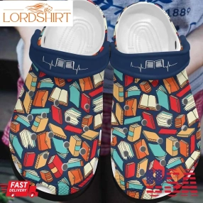 Reading Personalized Clog Custom Crocs Comfortablefashion Style Comfortable For Women Men Kid Print 3D Reading Lover