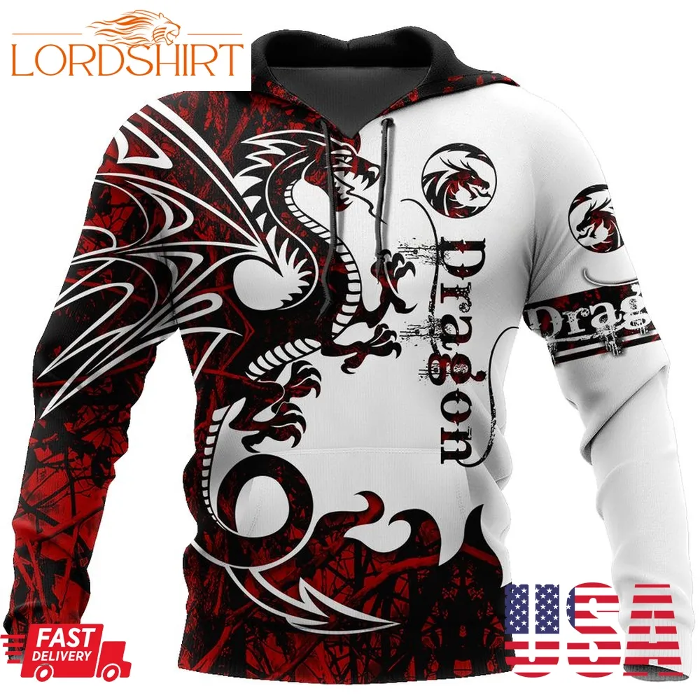 Red Dragon 3D Hoodie Shirt For Men And Women Dd11102011