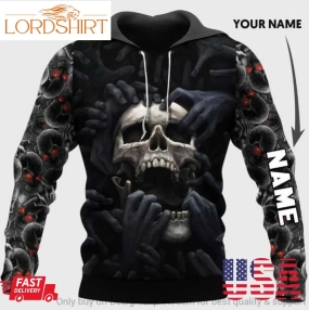 Red Eyes Screaming Skull Multi Types Personalisierter Pullover Skull Hoodie Mit Reiverschluss, Langarmhemd Und Langmantel Unisex Gre Sk Skull Sweatshirt Skull With Hoodie