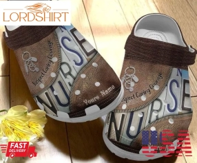 Respect Caring Courage, Custom Name Crocs, Save Life Nurse Crocs, Women Shoes, Cute Shoes Rubber Crocs Crocband Clogs, Comfy Footwear Tl97