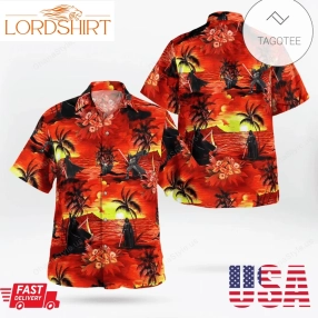 Retro Red Sunset Darth Vader Star Wars Hawaiian Shirt