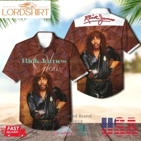 Rick James Glow Album Hawaiian Shirt