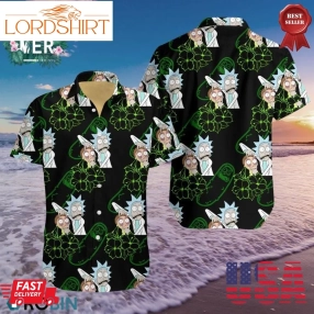 Rick & Morty Aloha Shirt Bl0410 Hawaii Shirt