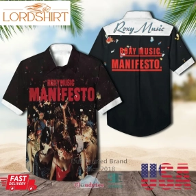 Roxy Music Manifesto Album Casual Hawaiian Shirt