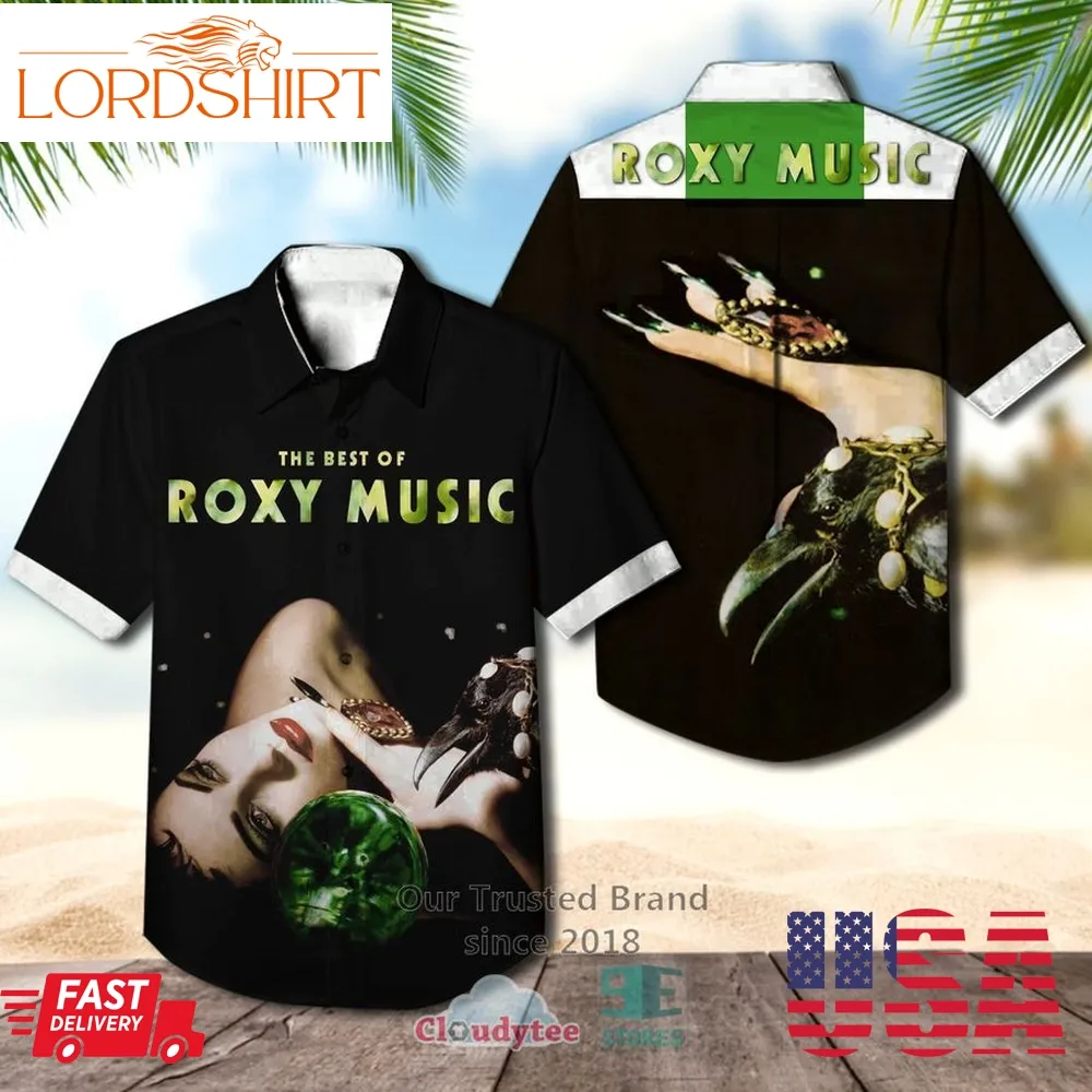 Roxy Music The Best Of Romu Casual Hawaiian Shirt