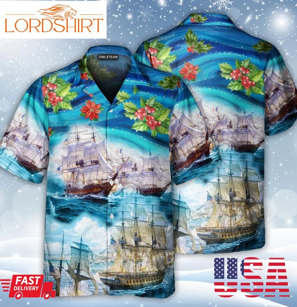 Sail Go To The Sea Christmas Hawaiian Shirt