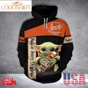 Sailor Jerry Baby Yoda 3D Hoodie All Over Printed Hoodie