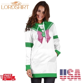 Sailor Jupiter Custom Women Hoodie Dress Sailor Moon Anime Cosplay Costume