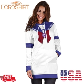 Sailor Saturn Custom Women Hoodie Dress Sailor Moon Anime Cosplay Costume