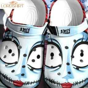 Sally Love Jack Skellington Personalized Gift For Lover Rubber Crocs Crocband Clogs, Comfy Footwear Halloweener