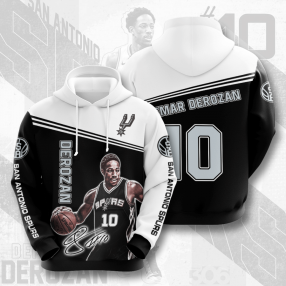 San Antonio Spurs Demar Derozan 3D Hoodie For Men For Women All Over Printed Hoodie