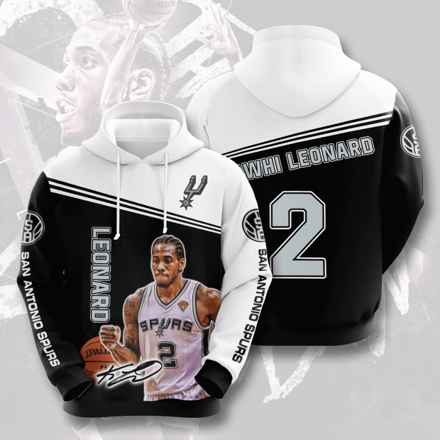 San Antonio Spurs Kawhi Leonard 3D Hoodie For Men For Women All Over Printed Hoodie