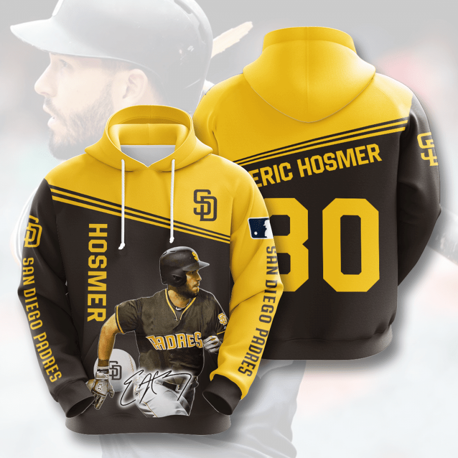 San Diego Padres Eric Hosmer 3D Hoodie For Men For Women All Over Printed Hoodie