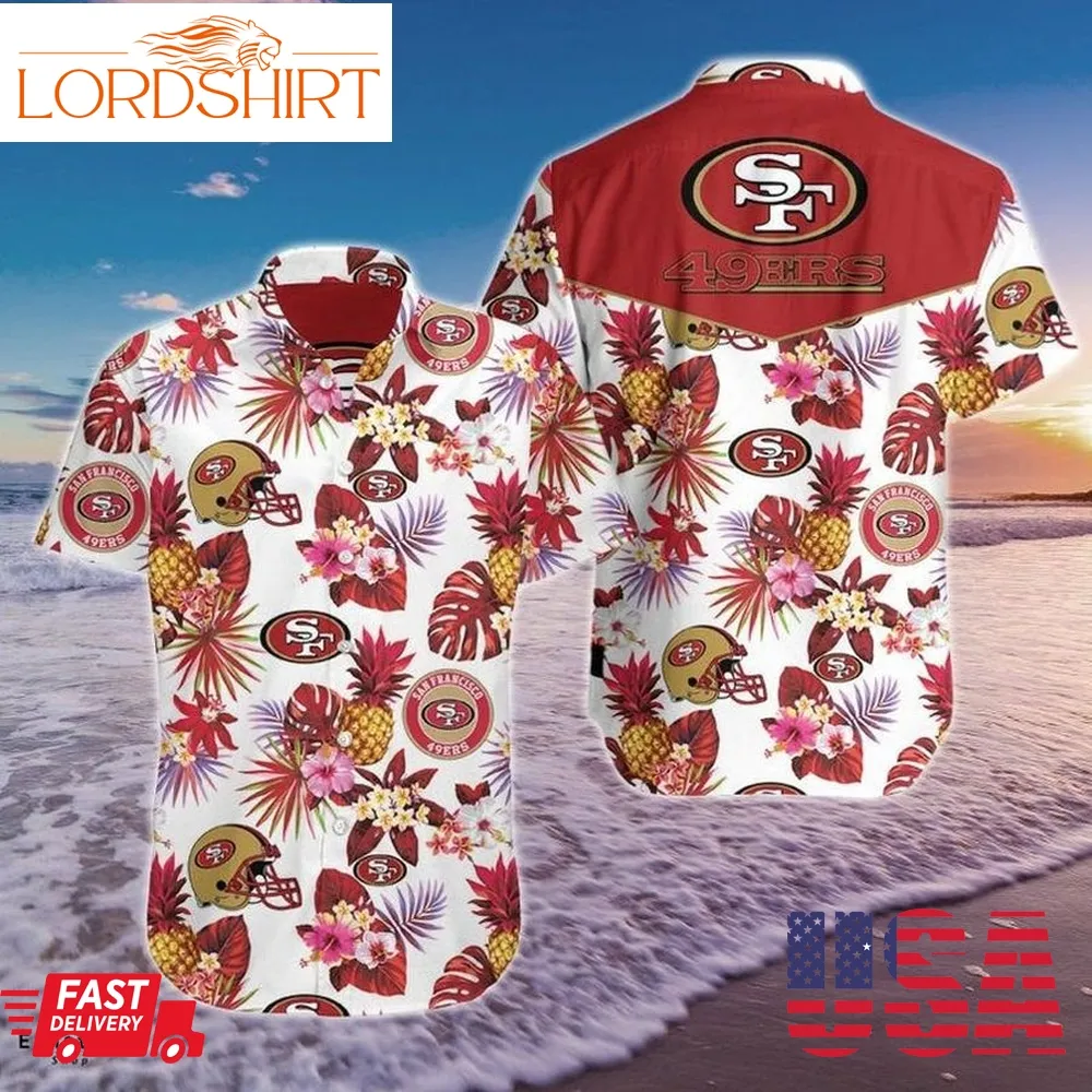 San Francisco 49 Ers Logo Football Sports Hawaii Shirt