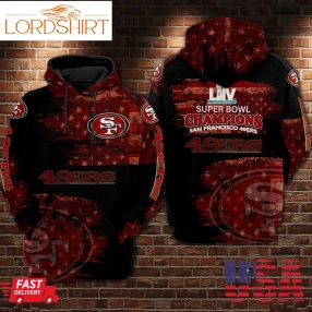 San Francisco 49Ers 3D Hoodie Sweatshirt For Fans Men Women All Over Printed Hoodie